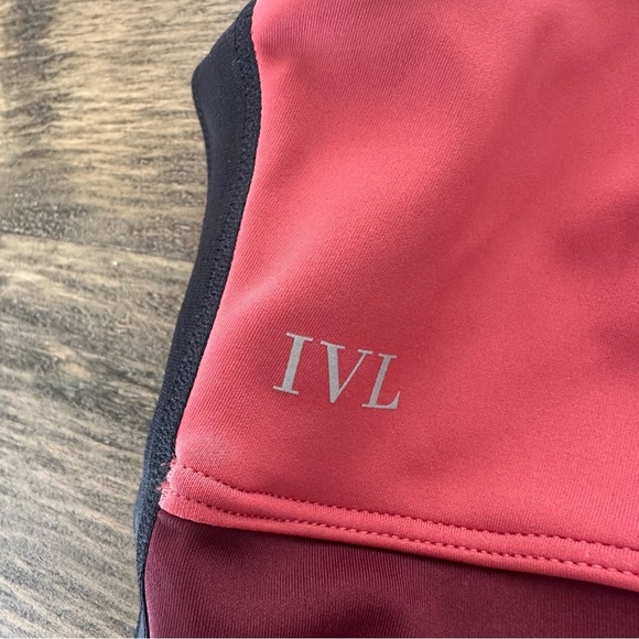 IVL Women’s size 4 Colorblock Square Neck Sports Bra Top Workout Activewear - Picture 3 of 5